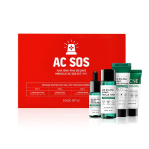 Some By Mi AC SOS AHA-BHA-PHA 30 Days Miracle AC SOS Kit Набор с кислотами для проблемной кожи ( 25+30+10+20 )