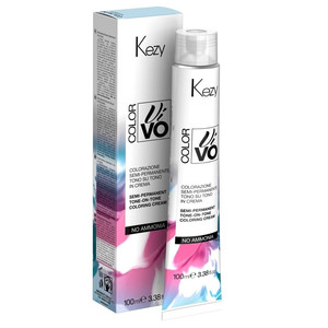 Kezy Color Vivo No Ammonia Полуперманентная крем-краска с маслом миндаля и протеинами риса 100 мл