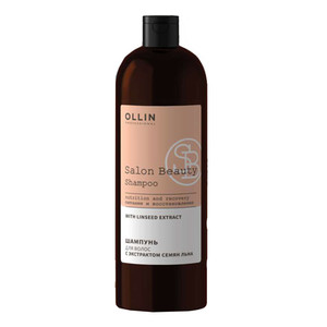 Ollin Salon Beauty Шампунь для волос с экстрактом семян льна 1000 мл