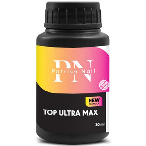 Patrisa Nail Top Ultra Max Топ для гель-лака без липкого слоя с уф-фильтром 30 мл