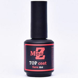 Mooz Save Me Top Coat Топовое покрытие для ногтей 16 мл