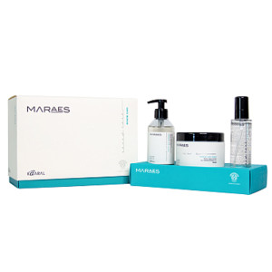 Kaaral Maraes Renew Care Gift Box Shampoo-Mask-Serum Набор для повреждённых и тусклых волос (шампунь 250 мл + маска 500 мл + сыворотка 100 мл)