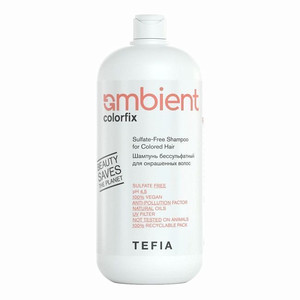 Tefia Ambient Шампунь бессульфатный 4.5 pH для окрашенных волос 950 мл