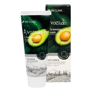 3W Clinic Avocado Cleansing Foam Пенка для лица с экстрактом авокадо 100 мл
