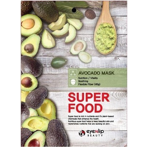 Eyenlip Super Food Avocado Mask Тканевая маска для лица с экстрактом авокадо 23 мл