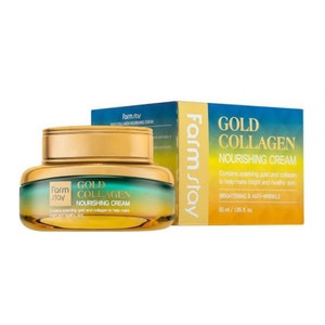 Farm Stay Gold Collagen Nourishing Cream Питательный крем для лица с золотом и коллагеном 55 мл