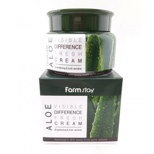 Farm Stay Visible Difference Fresh Cream Aloe Увлажняющий крем для лица с экстрактом алоэ 100 мл