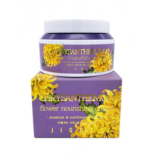 Jigott Chrysanthemum Flower Nourishing Cream Питательный крем для лица с экстрактом хризантемы 100 мл