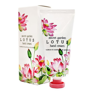 Jigott Secret Garden Lotus Hand Cream Крем для рук с экстрактом лотоса 100 мл