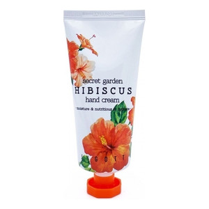 Jigott Secret Garden Hibiscus Hand Cream Крем для рук увлажняющий с гибискусом 100мл