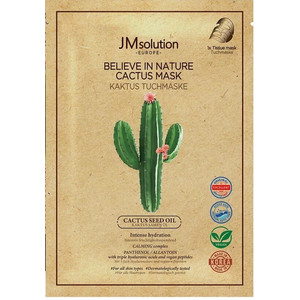 JMsolution Believe in Nature Cactus Mask Маска тканевая для лица с кактусом 30 мл
