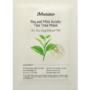 JMsolution Releaf Mild Acidic Tea Tree Mask Маска тканевая для лица с чайным деревом 30 мл