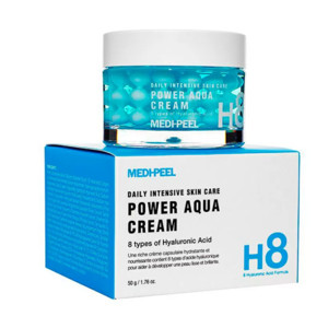Medi-peel Power Aqua Cream Интенсивно увлажняющий крем для лица в капсулах с пептидами 50 мл