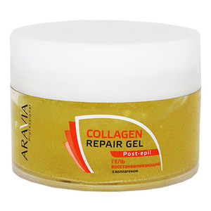 Aravia Professional Post-Epil Collagen Repair Gel Гель с коллагеном восстанавливающий для тела 200 мл