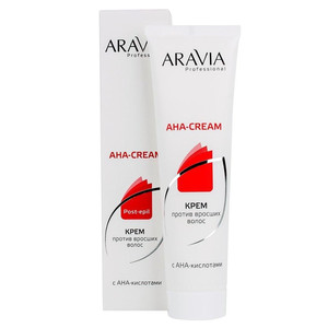 Aravia Professional Крем против вросших волос с АНА кислотами туба 100 мл