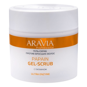Aravia Professional Papain Gel-Scrub Гель-скраб против вросших волос 300 мл