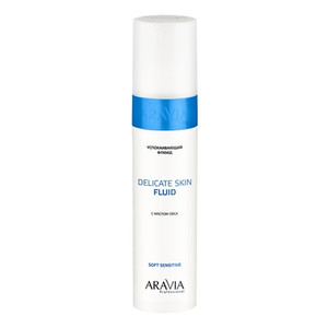 Aravia Professional Delicate Skin Fluid Флюид успокаивающий для лица и тела с маслом овса 250 мл