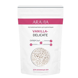 Aravia Professional Vanilla-Delicate Полимерный воск для депиляции для интимных зон 1000 г