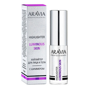 Aravia Professional Highlighter Luminous Skin Хайлайтер с шиммером жидкий для лица и тела 5 мл