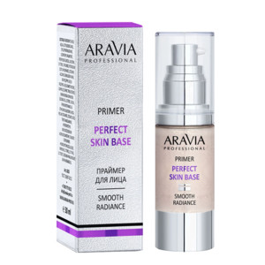 Aravia Professional Perfect Skin Base 02 primer Праймер для лица с эффектом сияния и выравнивания тона 30 мл