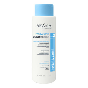 Aravia Professional Hydra Save Conditioner Бальзам-кондиционер увлажняющий для восстановления сухих, обезвоженных волос 400 мл