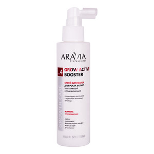Aravia Professional Grow Active Booster Спрей-активатор для роста волос укрепляющий и тонизирующий 150 мл
