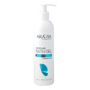 Aravia Professional Pedicure Bath Gel Очищающий гель с морской солью для ног 300 мл