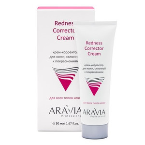 Aravia Redness Corrector Cream Крем-корректор для кожи лица, склонной к покраснениям 50 мл