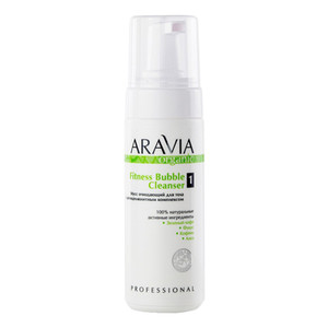Aravia Organic Fitness Bubble Cleanser Мусс очищающий для тела с антицеллюлитным комплексом 160 мл