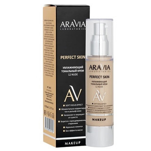 Aravia Laboratories Perfect Skin 12 Nude Увлажняющий тональный крем для лица 50 мл