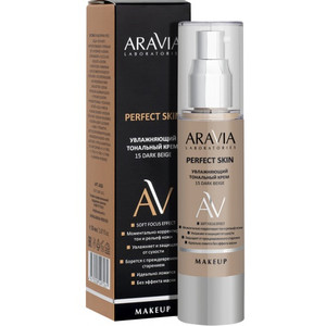 Aravia Laboratories Perfect Skin 15 Dark Beige Увлажняющий тональный крем для лица 50 мл