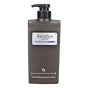 Kerasys Homme Deep Cleansing Cool Шампунь для волос освежающий для мужчин 550 мл