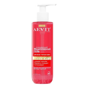 Aevit By Librederm Basic Care Гель мицеллярный очищающий для всех типов кожи 200 мл