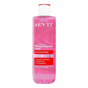 Aevit By Librederm Rosesense Мицеллярная вода розовая для тусклой и сухой кожи 200 мл