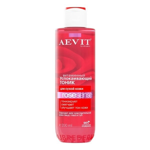 Aevit By Librederm Rosesense Тоник успокаивающий витаминный для тусклой и сухой кожи 200 мл