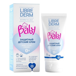 Librederm Baby Cold-Cream Защитный детский крем с ланолином и экстрактом хлопка 50 мл