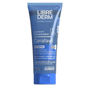 Librederm Cerafavit Успокаивающий гель для душа с защитными свойствами для чувствительной кожи 200 мл