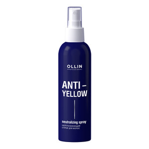 Ollin Professional Anti-Yellow Нейтрализующий спрей для волос 150 мл
