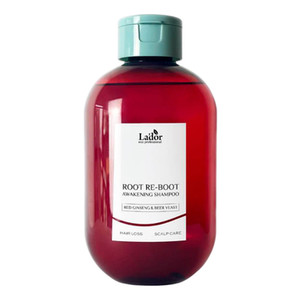 Lador Root Re-Boot Awakening Shampoo Red Ginseng & Beer Yeast Шампунь с женьшенем для роста волос 300 мл