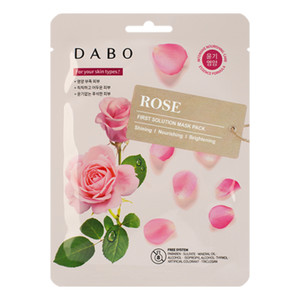 Dabo First Solution Mask Pack Rose Тканевая маска для лица с экстрактом розы 23 мл