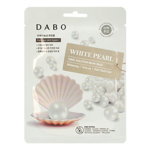 Dabo First Solution Mask Pack White Pearl Тканевая маска для лица с экстрактом белых жемчужин 23 мл