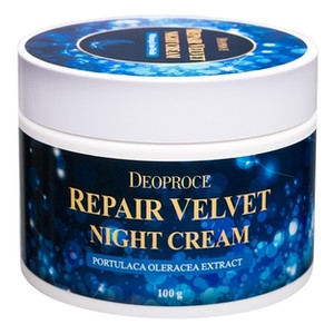 Deoproce Moisture Repair Velvet Night Cream Ночной восстанавливающий крем для лица 100 мл