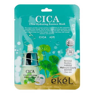 Ekel Cica Ultra Hydrating Essence Mask Маска тканевая омолаживающая с центеллой 25 мл