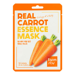 Farmstay Real Carrot Essence Mask Тканевая маска для лица с экстрактом моркови 23 мл