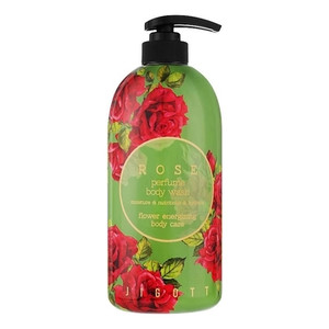 Jigott Rose Perfume Body Wash Гель для душа с экстрактом розы 750 мл