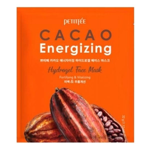 Petitfee Cacao Energizing Hydrogel Face Mask Охлаждающая гидрогелевая маска с экстрактом какао 32 г