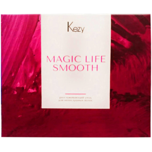 Kezy Magic Life Smooth Набор разглаживающий для ухода за вьющимися волосами 300 мл+300 мл+200 мл