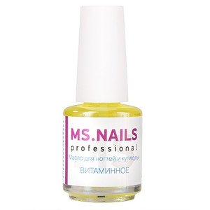 MS Nails Масло для кутикулы витаминное 15 мл