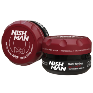 Nishman Hair Texturizing Mess Up M3 Матовая паста для формирования беспорядочной фиксации укладки волос 100 мл