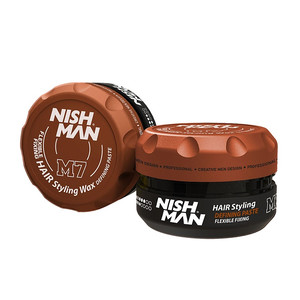 Nishman Hair Styling Matte Wax Flexible Fixing M7 Матовый воск для волос 100 мл
